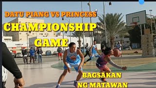 THE CHAMPIONSHIP GAME, DATU PIANG VS PRINCESS/ OBWBL