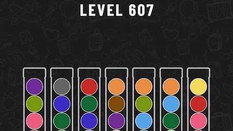 Ball Sort Puzzle Level 607 #ballsortpuzzle #ballsortpuzzlegameplay #puzzlegame #mobilegames