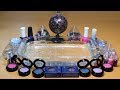 "GALAXY SLIME" Mixing "GALAXY" Makeup,Clay,slime,glitter Into Clear Slime! "GALAXYSLIME"