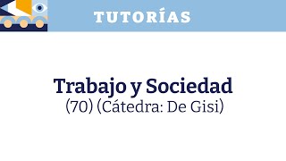 1. Trabajo y Sociedad: Trabajo humano y fuerza de trabajo