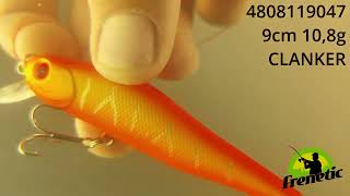 Frenetic Wobbler Clanker | Hossz: 9 Cm, Merülési Mélység: 0-1,5 M, Szín: Ezüst/Fekete, Tömeg: 10,8 G videó