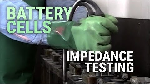 Substation Battery Testing - Impedance Testing