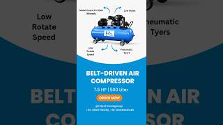 Belt-Driven Air Compressor | 7.5 HP With 500 Liter #aircompressor