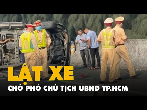Xe chở Phó chủ tịch UBND TP.HCM Lê Hòa Bình gặp nạn trên đường cao tốc TP.HCM - Trung Lương