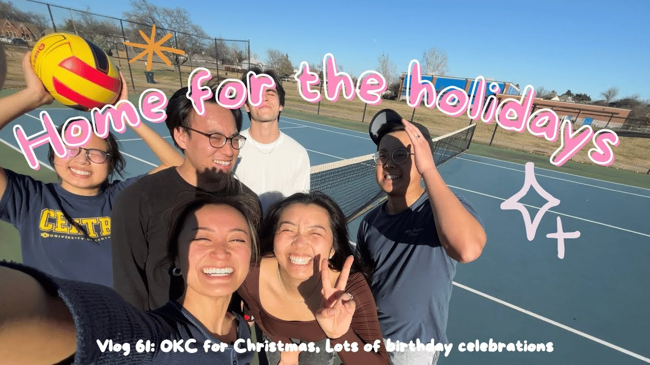 Vlog 61: OKC for Christmas, Lots of Birthday Celebrations