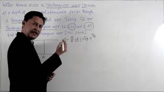 Fluid Mechanics: Measurement of Discharge-Triangular Notch Numericals Lec 15