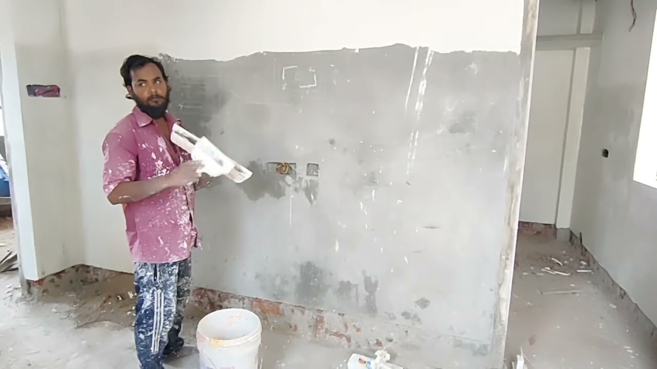 Birla wallcare putty Apply to first coat finshing how to Apply the wall first coat