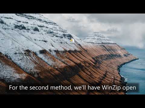 How to Unzip Files Using WinZip