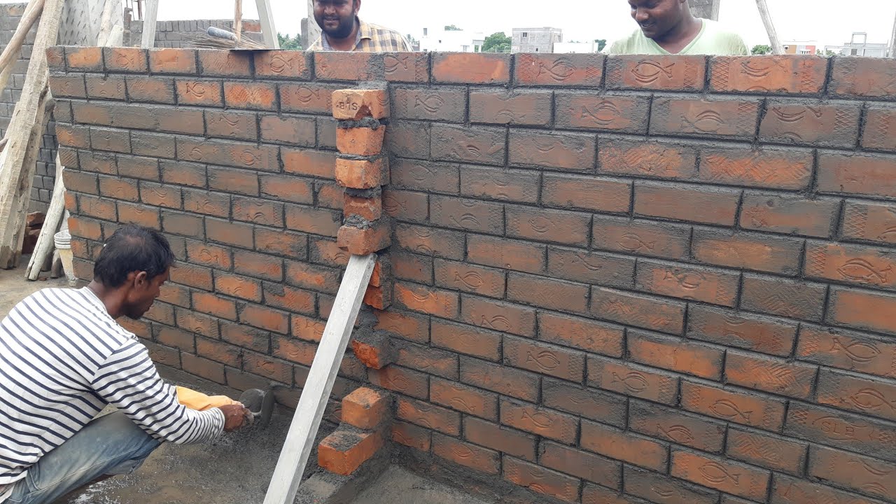 Amazing Toilet Partition Wall TechniquesStretcher BondAccurate