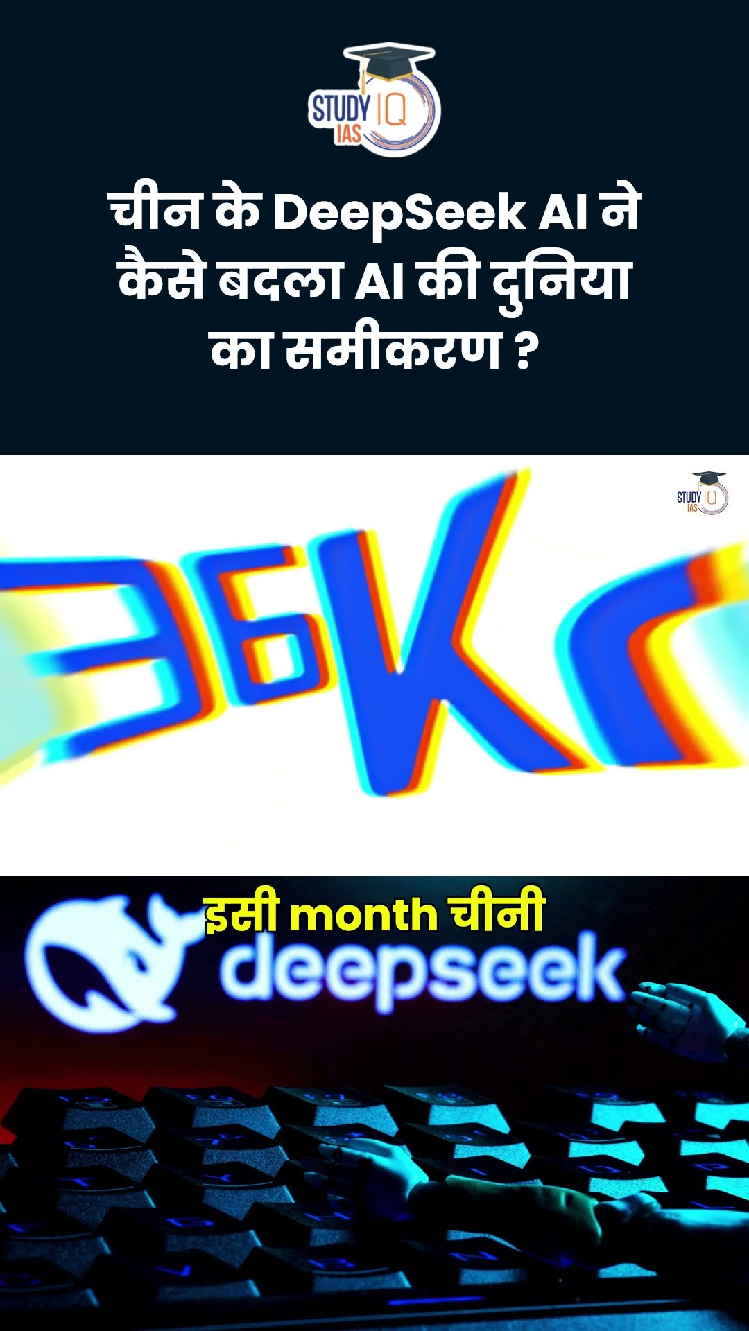 How DeepSeek is changing the dynamics of AI? | Amrit Upadhyay | StudyIQ IAS Hindi