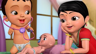 डकटर चटट क खलन खल-Playing With Toys Hindi Cartoons Pretend Play Kids Toys Infobells