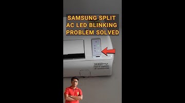 Samsung Triple Inverter Split AC Fix! ❄️🔧 LED Blinking Error Solved!