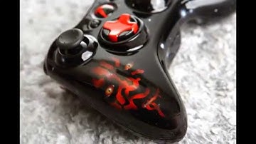 Custom painted  Xbox 360 controller STAR WARS Airbrush