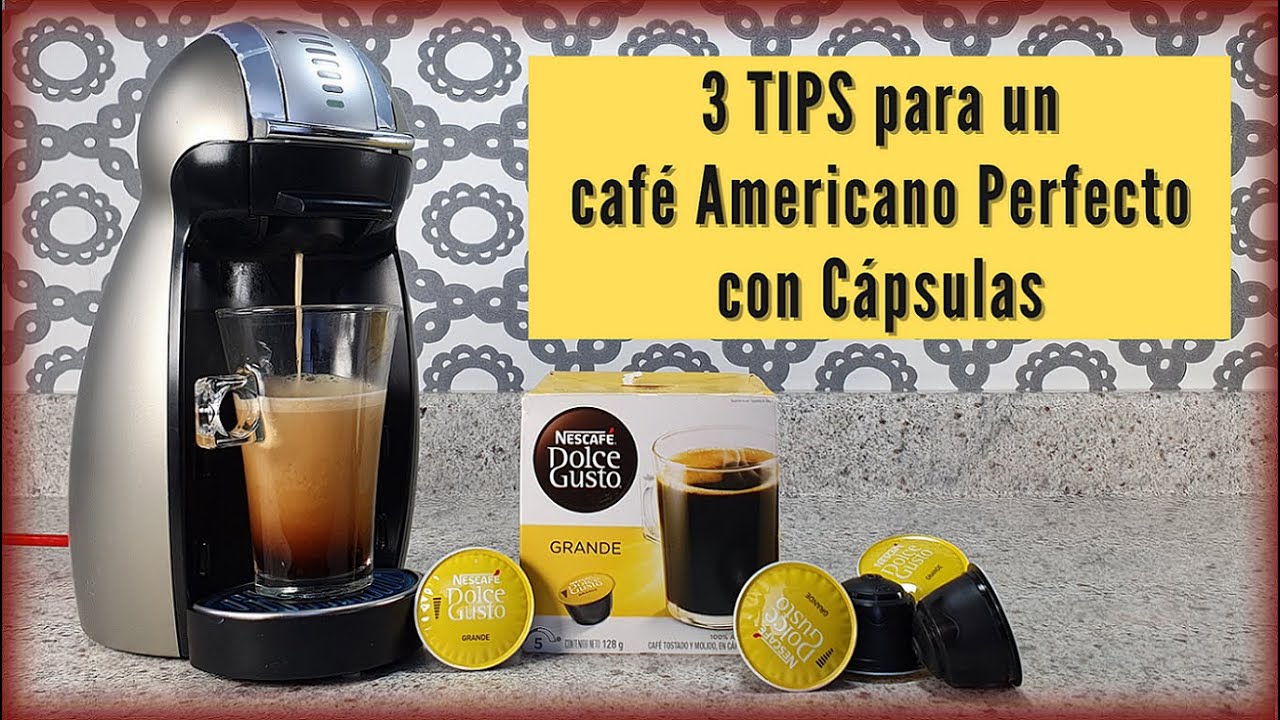 Cómo Usar tu cafetera Dolce Gusto  Café americano perfecto 