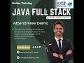 Java Full Stack Training by SSIT