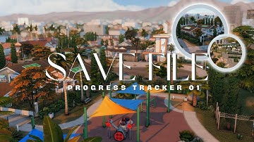 🚧 working on my FIRST save file, apt furnishing, chitchat, etc ✘ progress tracker 01 | sims 4
