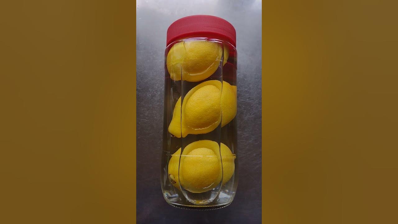 Refrigerated Lemons In A Sealed Airtight Water Filled Jar Will Stay
