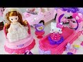 Hello Kitty car and Fashion stage Dress shop toys Baby doll play 헬로키티 패션 스테이지 드레스 가게 뽀로로 장난감 - 토이몽
