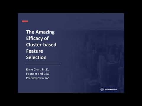 Cluster-Based Feature Selection (Full Webinar)