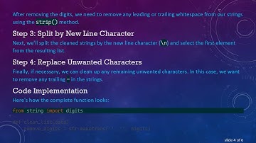 How to Remove Mixed New Line Characters and Digits from a List of Strings in Python