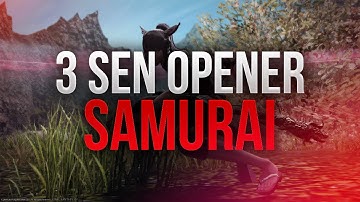 【FFXIV】4.X Samurai ~ Triple Sen Opener and Basic Rotation