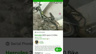 2023 #Hercules #Sparx 2.0 single-speed for ₹2,000 on Sprocket in #HarikanshGarhi, #India 🇮🇳