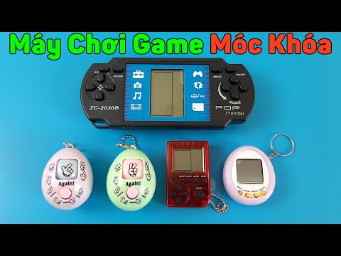 Mở Hộp Các Loại Máy Chơi Game Móc Khóa Siêu Dễ Thương Mua Trên Shopee