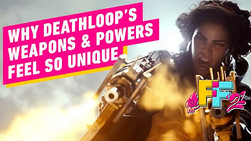 Trinkets, Powers, and Slabs: A DEATHLOOP Weapons Breakdown | IGN Fan Fest 2021