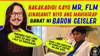 BARON GEISLER HINDI NABIGYAN NG AYUDA NI FRANCIS LEO MARCOS NAGALIT SINABIHAN SIYANG NAKAKADIRI