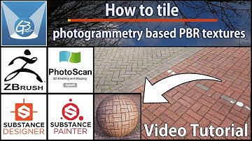 How to tile photogrammetry based PBR materials