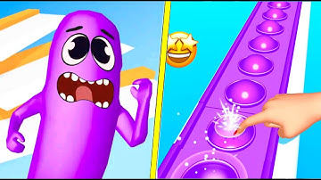 🟢 🟡 Wacky Run Vs Pop Run Rush All Levels Gameplay Walkthrough 4K NO 83