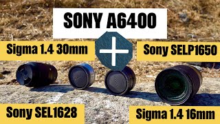 Объективы для Sony a6400. Сравнение