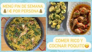 Menú FIN DE SEMANA #6 SOLO 1€ POR PERSONA. *Fácil, Rápido, Barato*