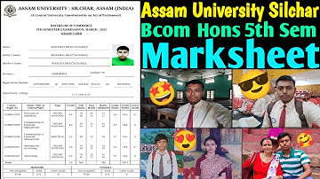 Assam University 5th Semester Marksheet Declared | Bcom Hons 5th Sem Marks | @NavoneetBhattacharjee