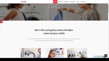 Dryco : Laundry, Dry Cleaning Services HTML Template        | Free Te