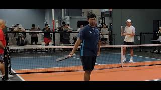 QUANG DUONG, Asia's #1 Ranked Player with BAO DUONG, Warming up @ PickleBall XSCAPE Westminster CA.