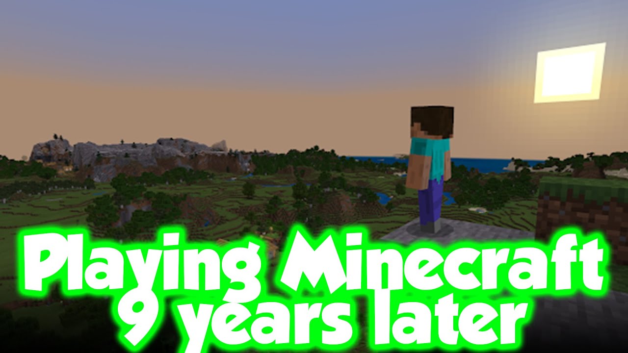 I haven't played Minecraft in 9 years - YouTube
