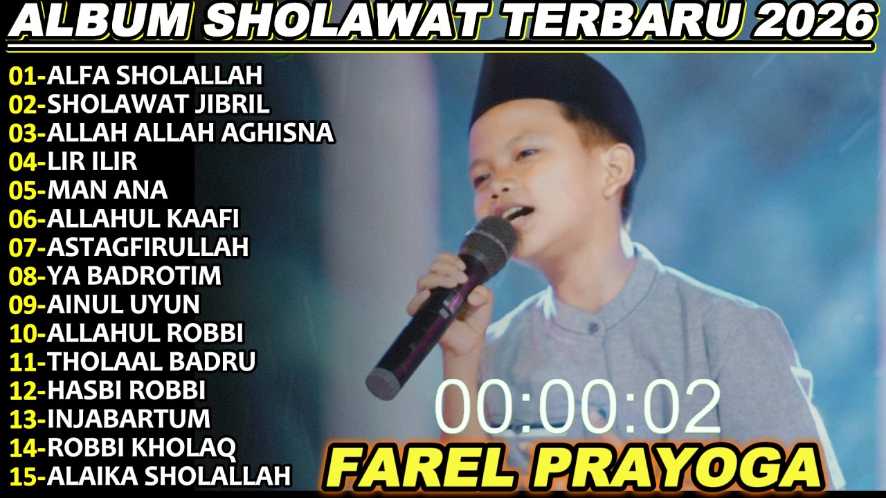 FAREL PRAYOGA ALFA SHOLALLAH @FULL ALBUM TERBARU 2026!!YASMIN SHOLAWAT