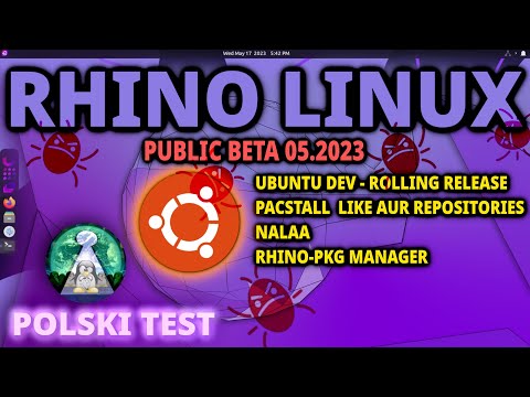 Linux Rhino 23.05 Open BETA - Ubuntu w wersji ROLLING-RELEASE, pacstall, naala i rhino-pkg