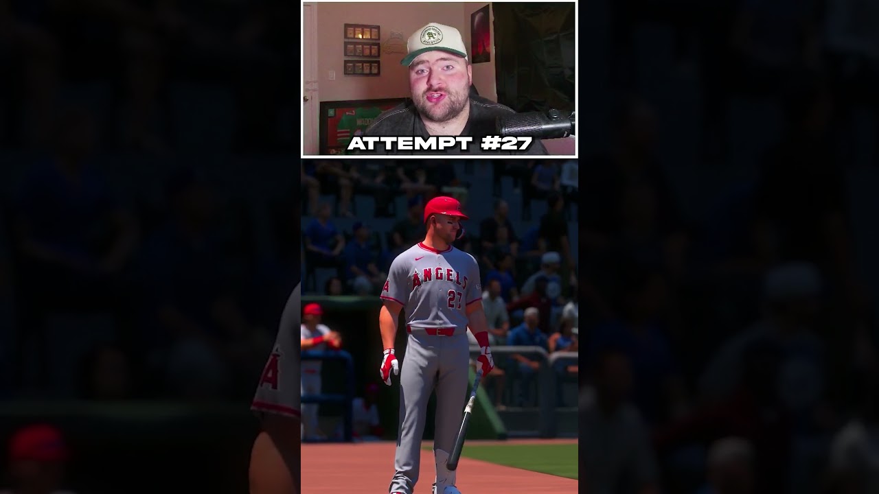 Can I Hit A Inside The Park HR With Mike Trout In 100 Attempts? #mlbtheshow26 #baseball