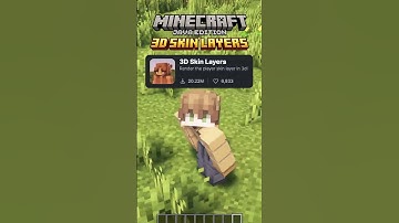 Minecraft skin in 3D! 🤯 #minecraft #mods #skin