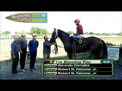 video thumbnail for MONMOUTH PARK 9-25-21 RACE 9