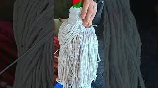 Teknik cerdas memasang kain pel dengan mudah dan praktis #shorts