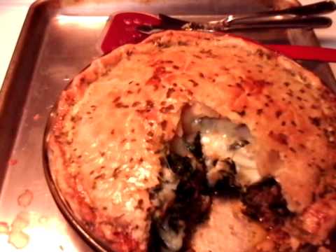 Spinach Meat Pie