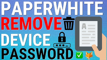 How To Remove Kindle Paperwhite Passcode