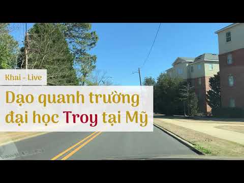 Vlog 1 | Dạo quanh trường đại học Troy bên Mỹ | Khải Live