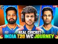 LIVE : India T20 WC 24 Vs India T20 WC 26 🏆 - Real Cricket 24 Live #shorts #gaming #rc24