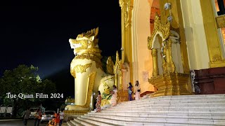 Shweedagon -Myanmar -Chùa Vàng Miến Điện TUE QUAN 2024