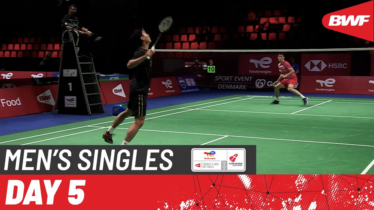 BWF Thomas Cup Shesar Hiren Rhustavito (INA) vs Chi Yu Jen (TPE) Group A