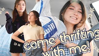 COME THRIFTING WITH ME! // vlog + try on haul 2017